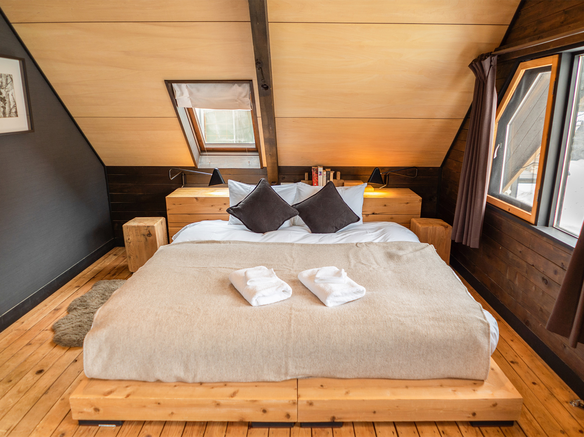 Momiji Lodge - Master bedroom 2 setup